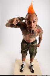 Edgar Revolver Pose With Cigarette